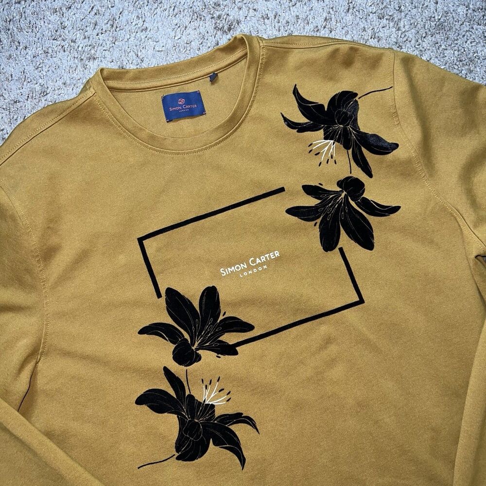 NWOT Simon Carter London Men’s Lily’s Sweatshirt‎ Crewneck 2XL  MSRP $3300